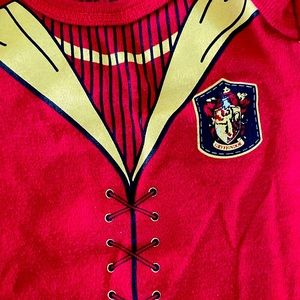 3-6 month Gryffindor Quidditch Bodysuit/Onesie